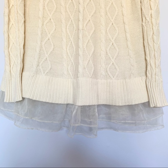 Military Hippie Cable Knit Sweater - Picture 3 of 7